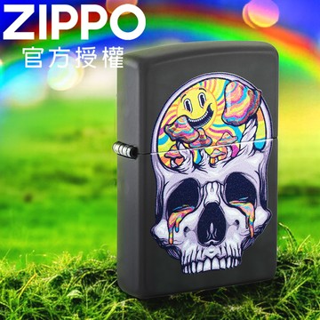 ZIPPO Skull Moon Design 骷髏月亮防風打火機