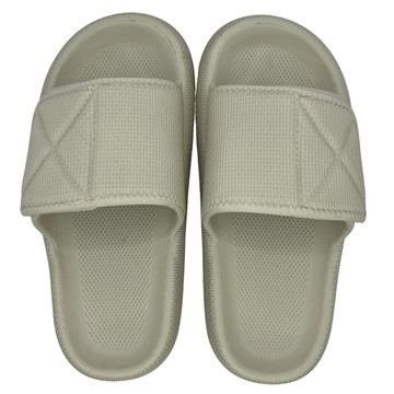 WUWU 黏巴達厚底拖 MA074  24cm  米色