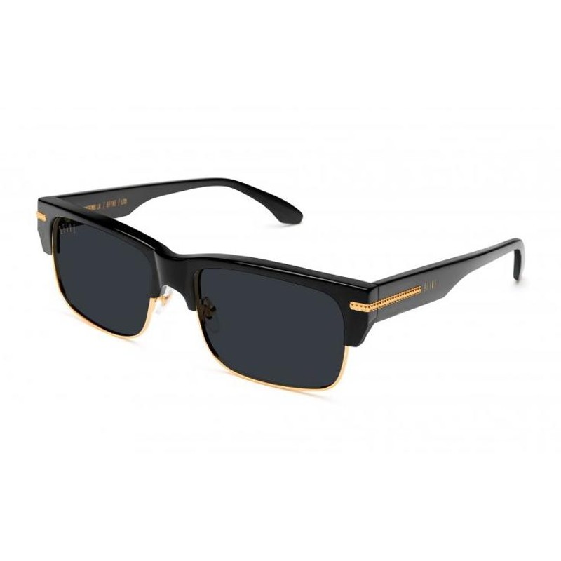 ナインファイブ 9FIVE GREENS LX BLACK & 24K GOLD SUNGLASSES