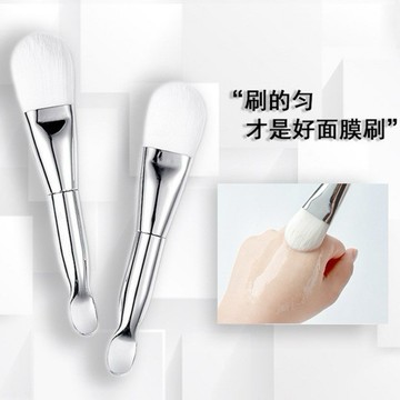 面膜刷 軟毛面膜刷 凍膜刷 泥膜刷 雙頭矽膠刷 帶挖勺 面膜化妝刷 美妝工具 臉部敷臉泥膜工具 泥膜刷