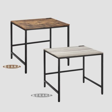 HomeMax 木紋工作桌80x60cm/附插座/電腦桌/辦公桌/工業風/二色/台灣製