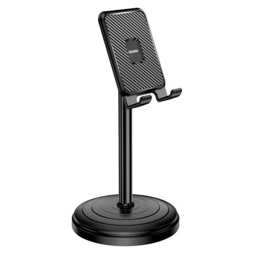 KAKUSIGA伸縮多角度手機/平板桌面支架 KSC-587 ABS+碳纖材質 總拉伸長度190mm  黑色  1個