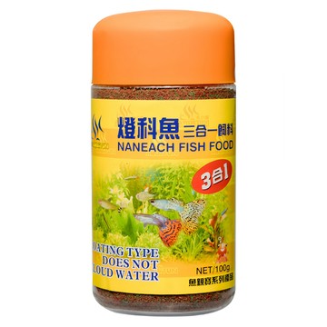 AQUAFUN 水之樂 燈科魚三合一飼料  100g  1瓶
