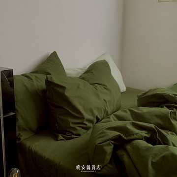 wanan/☾…春日的草地の現貨 阿勒泰的春天｜200織床包四件套 天然色織綿 四件套 三件套 純棉床包組