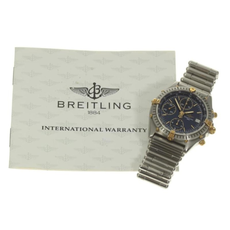 BREITLING】ブライトリング クロノマット ビコロ デイト クロノグラフ B13047 自動巻き メンズ | LINEショッピング