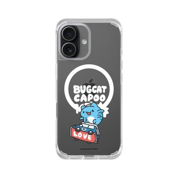 iPhone 17 ClearX (MagSafe 兼容) 晶透白 - 貓貓蟲咖波 Bugcat Capoo - 10th 滑板咖波