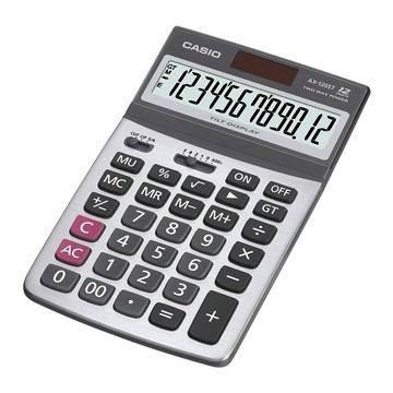 CASIO 卡西歐 計算機  黑色 + 銀色  1個
