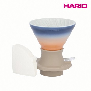 【HARIO】SUNRISE Switch 磁石浸漬式濾杯200 – 坂口憲二  /日本製/有田燒/手沖咖啡/漸層彩繪/開關濾杯