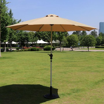 戶外遮陽傘戶外遮陽傘大太陽傘室外庭院折疊中柱鐵桿鋁傘木傘沙灘防雨防曬傘 雙11全館免運