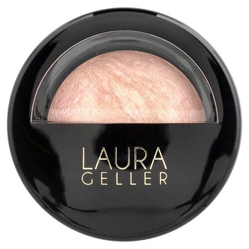 Laura Geller, Baked Blush-N-Brighten，大理石紋腮紅，0018039B 玫瑰餅，0.16 盎司（4.5 克）