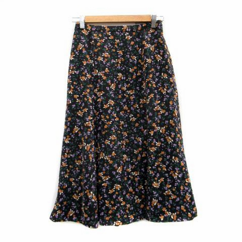 未使用品 ナチュラルビューティーベーシック フレアスカート ロング丈  