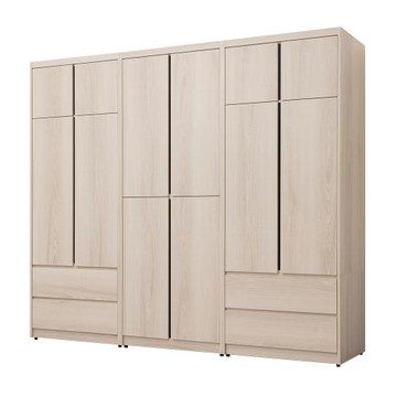 【唯熙傢俱】凱瑟琳橡木白7.9尺衣櫃