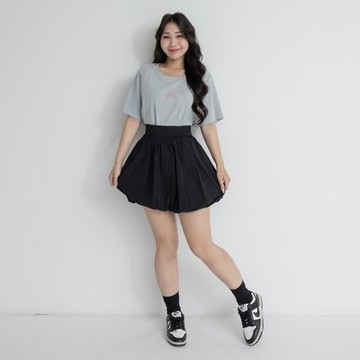 後鬆緊俏皮氣球澎澎短裙