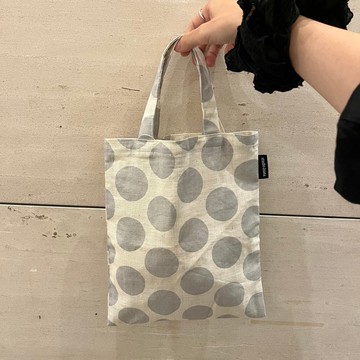 書本袋 (圓點 / 灰色)