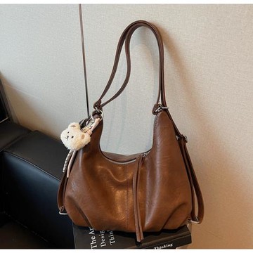 高級感大容量包包女2025新款復古百搭單肩包休閑多功能通勤托特包