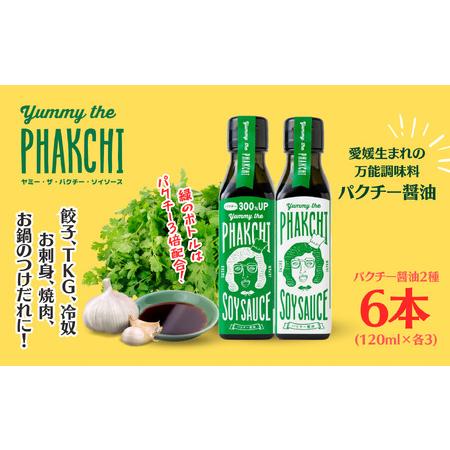 ふるさと納税 パクチー醤油 2種 オリジナル 300% 6本 セット 旭合名会社 パクチー 醤油 コリアンダー ごま油 ニンニク 万能 調味料 国産 愛媛 .. 愛媛県宇和島市