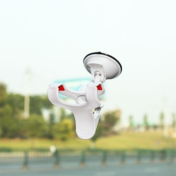 E.City_車用Y型夾吸盤多角度手機支架