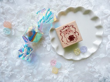 金平糖 星星 印章 日本 文具手帳 原創 可愛 糖果店 和菓子 禮物