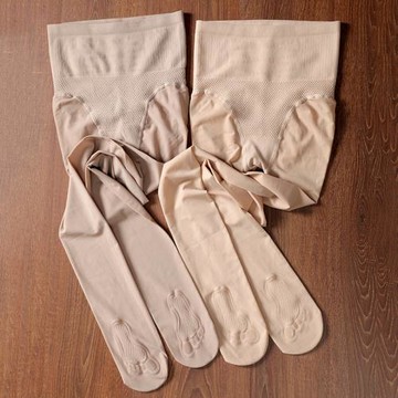 春秋季高腰鋼絲襪收腹提臀光腿褲器連褲襪比基尼塑形絲滑中厚絲襪