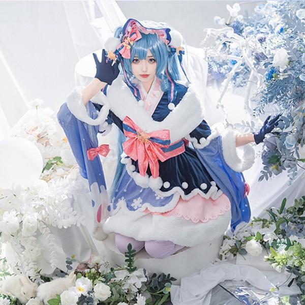 VOCALOID 初音ミク SNOW MIKU 雪ミク コスプレ 仮装 コスチューム