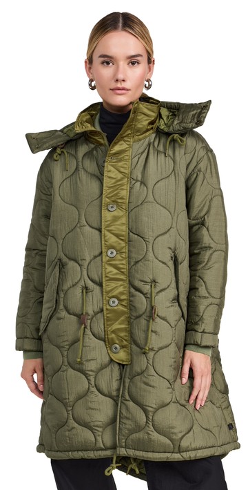 Alpha Industries M-65 Fishtail Puffer W OG-107 Green M