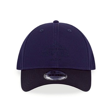 NEW ERA 官方旗艦店 男女 9FORTY OUTDOOR BASIC LOGO 藍 NE13773886