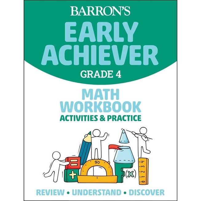 Barron's Early Achiever: Grade Math Workbook Activities  Practice (Paperback)