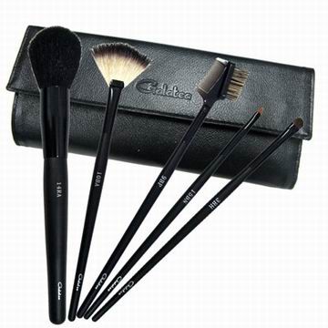 GALATEA葛拉蒂夜艷彩妝5支刷具組(送皮套）