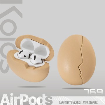【Koios】雞蛋耳機保護殼 Airpods 4 Pro2 Pro 保護殼 耳機殼 雞蛋造型 立體造型 造型耳機殼 送禮
