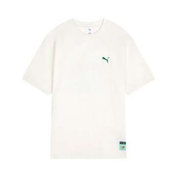 Puma 上衣 MSC Back MondaySleepingClub 聯名 米白 短袖 638990-87