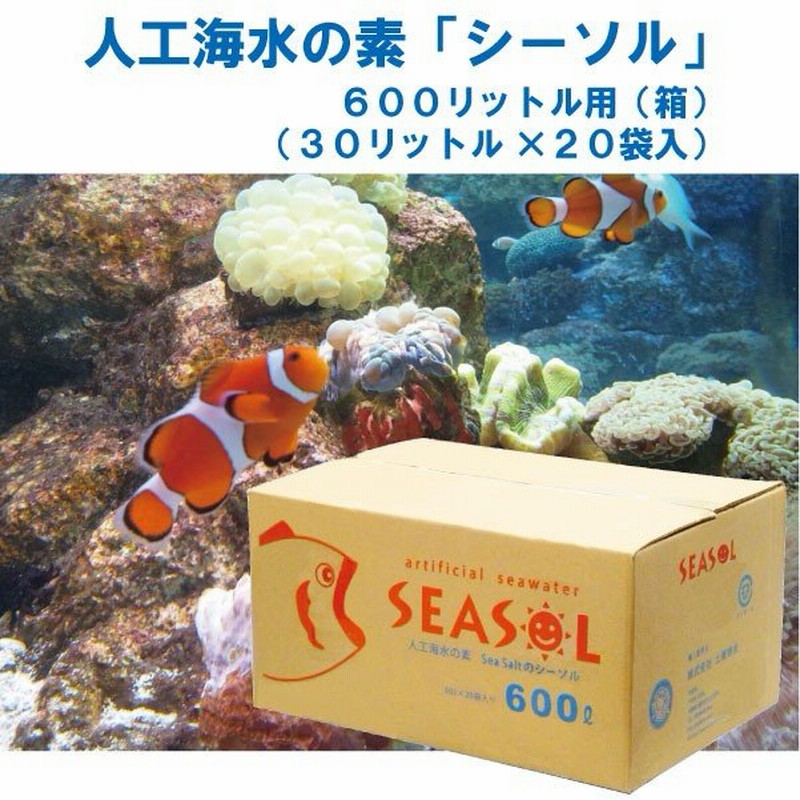 レッドシー　ソルト　１２０リットル用　５袋　人工海水　お一人様１点限り　沖縄別途送料