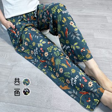 [韓國K.W.]韓國專櫃級簡約時尚柔棉稠家居褲睡褲(女睡衣/家居服/長褲/運動)