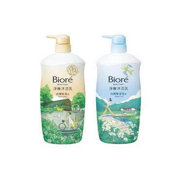 Biore 淨嫩沐浴乳1000g 保濕型 (兩款任選_台灣桂花香/台灣野薑花香)
