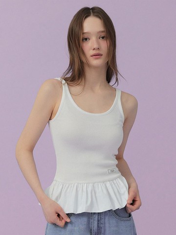 Steady Layered Frill Sleeveless Tank