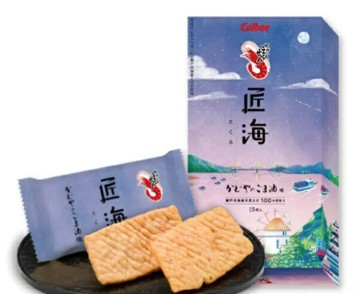 Calbee卡樂比 匠海 芝麻油味 厚切蝦仙貝 13枚 蝦片 日本必買 | 日本樂天熱銷