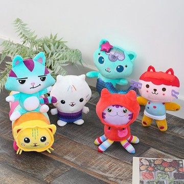 ✨元氣新品✨Gabby's Dollhouse蓋比娃娃屋卡通同款毛絨玩具可愛兒童玩偶MRYA