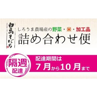 ふるさと納税 白馬そだち（旬の野菜・米・加工品）詰合せ便（全9回）7月から10月隔週お届け 長野県白馬村