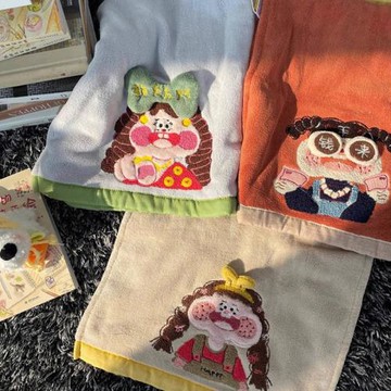 新款春季可愛卡通小富婆系列毛巾浴巾干發帽浴裙珊瑚絨吸水加厚