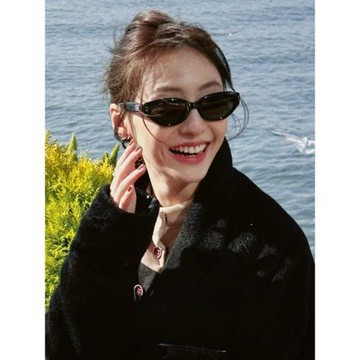 復古高級感墨鏡女款2025新款防曬防紫外線開車太陽鏡