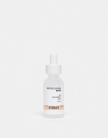 Revolution Skincare 2% Hyaluronic Acid Plumping & Hydrating Solution 30ml-No colour