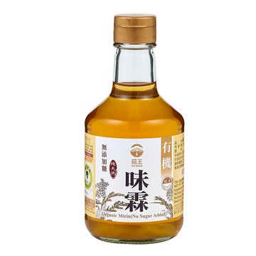 菇王 有機無糖味霖300ml/瓶 (超商限2瓶)