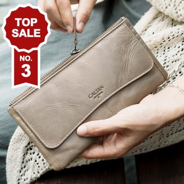 【24hr快速出貨】浪漫優雅經典真皮長夾 072004 五色 母錢包