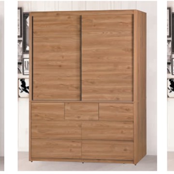 AS DESIGN雅司家具-維尼5*7尺衣櫥-152.5*57*204CM(4色可選)