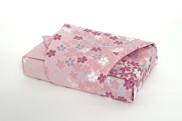 京都風呂敷包巾-宇野千代 二四巾-江戶櫻(粉)