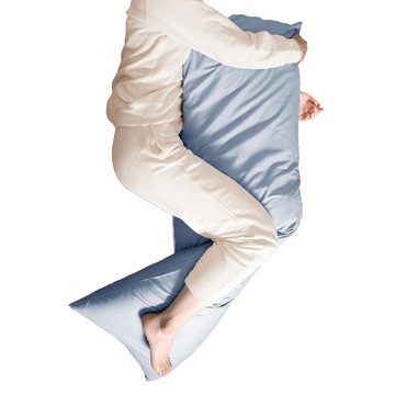 EmBrace 英柏絲 純棉多角度翻身擺位可頌枕 A型枕  1件  136 x 45cm