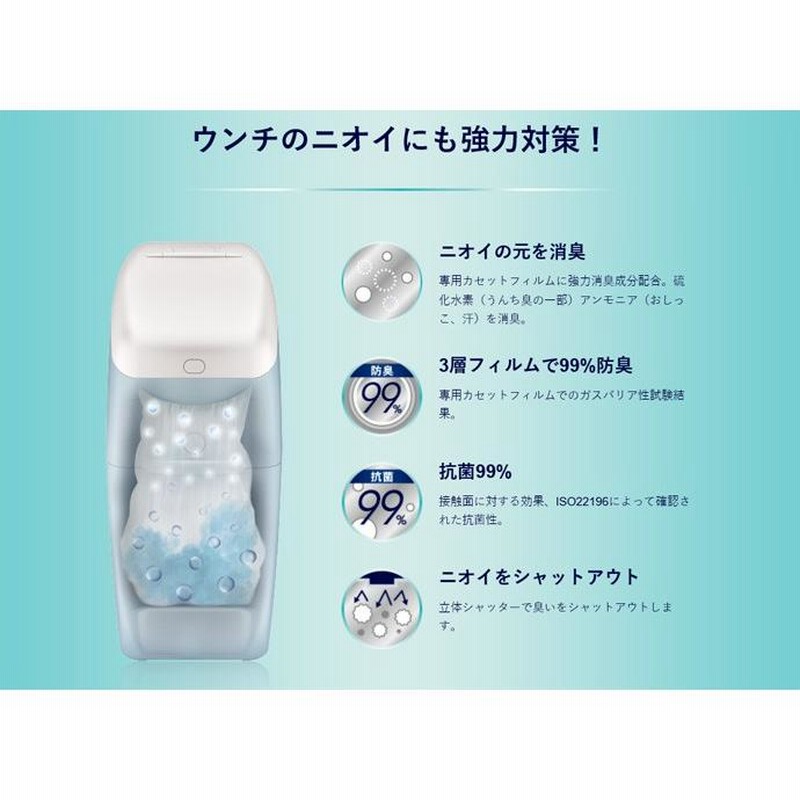 オムツ ゴミ箱 おむつ処理ポット ニオイポイ カセット1個付 アップリカ ベビー キッズ 出産 赤ちゃん 育児 トイレ 消臭 介護 犬 ネコ 動物  おむつペール | LINEショッピング