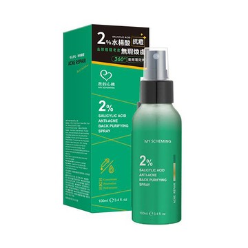 我的心機2%水楊酸抗痘美背噴霧100ml