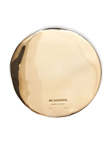 Jil Sander - logo-engraved polished pin - men - Silver - One Size - Gold