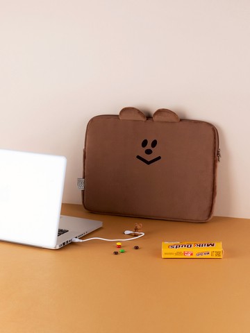 Momossi Bear Laptop Pouch (15in.)