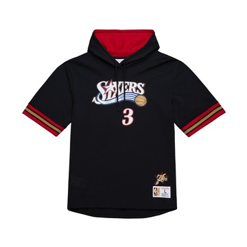 M&N NBA MESH SS HOODIE 網布 連帽衫 76人 2001 #3 Allen Iverson